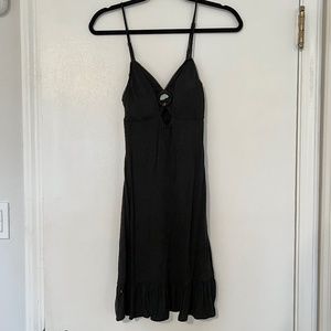 Bodycon Black Strappy Summer Dress